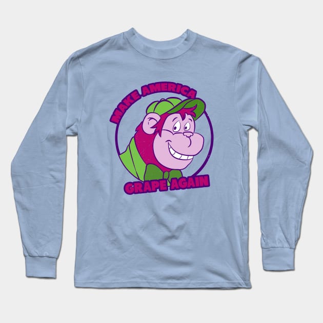 VOTE Grape Ape! Long Sleeve T-Shirt by melonolson